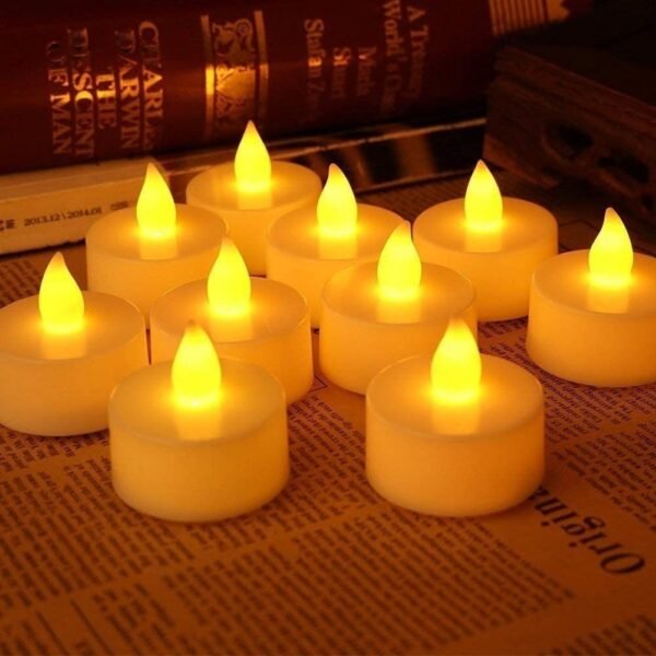 Battery Operated LED Diya – Pack Of 12