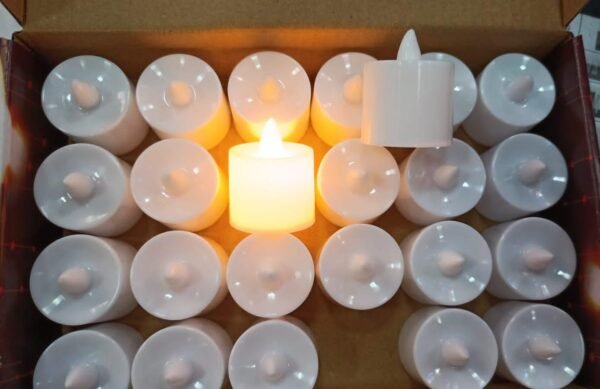 Battery Operated LED Diya – Pack Of 12 - Image 2